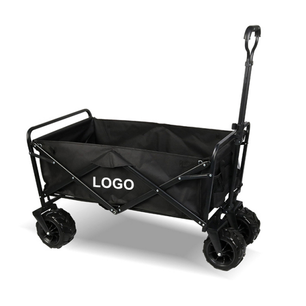 Collapsible Utility Wagon With Beach Wheel