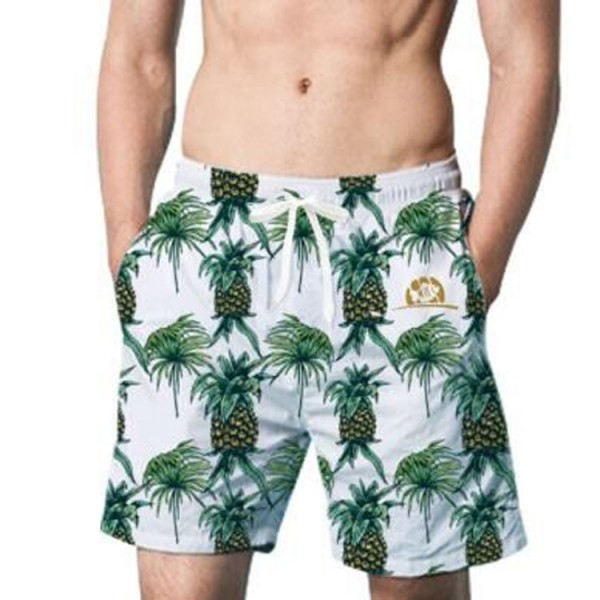 Beach Print Swim Shorts