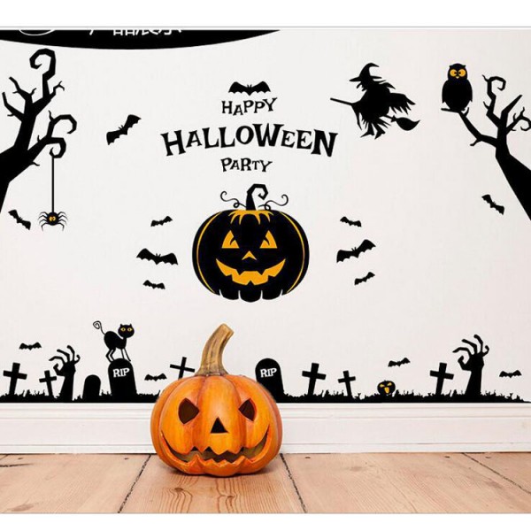Halloween Pumpkin Wall Stickers 