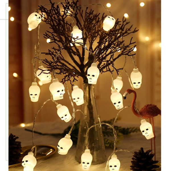  16 Pcs Halloween LED Zombie Skulls Light  
