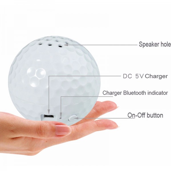 Golf Ball Bluetooth Speaker 