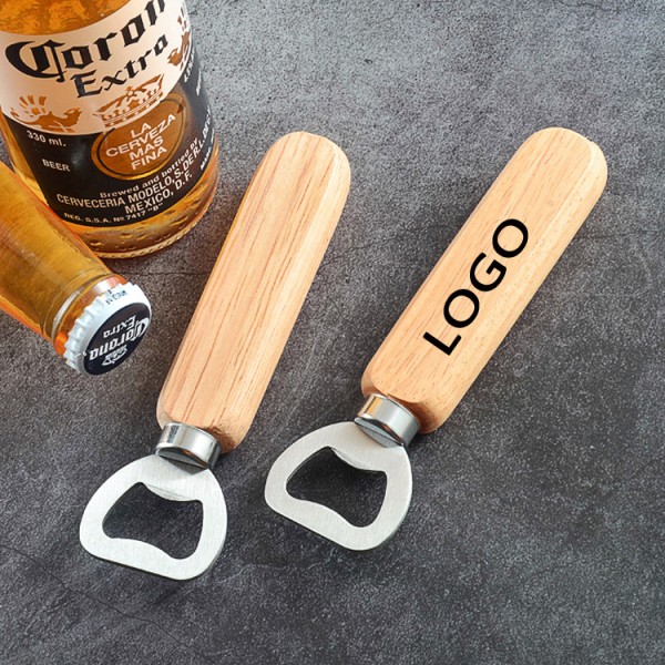 Wooden Handle Style Bottle Opener