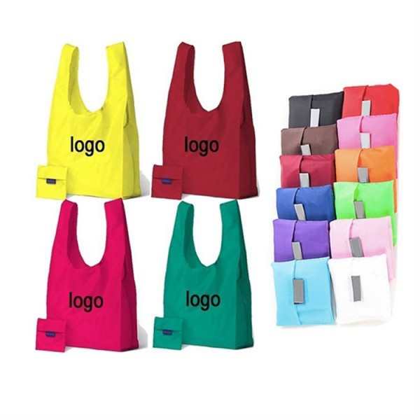 Folding Grocery Tote Bag With Pouch