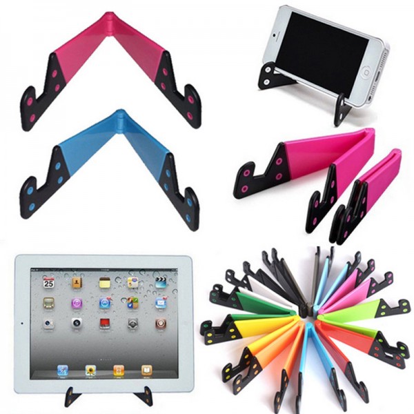 Foldable Plastic V Shape Phone Stand