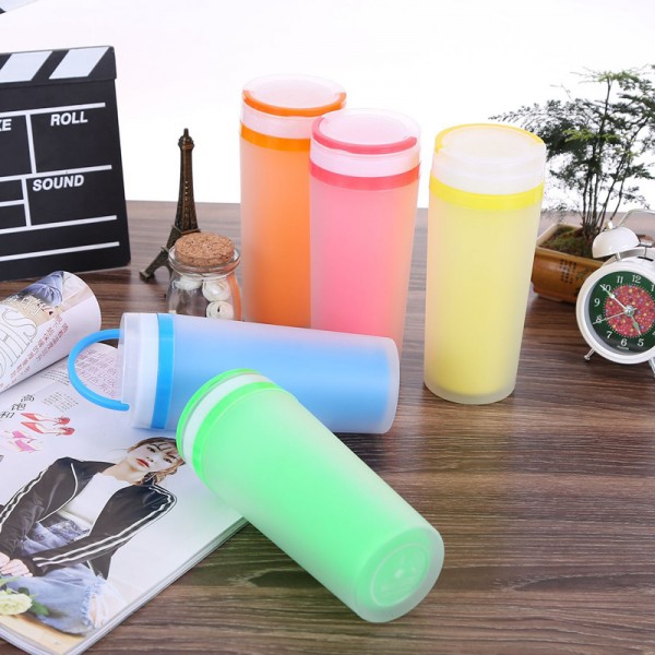  Double Wall Plastic Tumbler With Handle