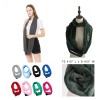 Fleece Scarf With Po...