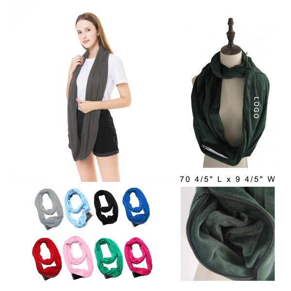 Fleece Scarf With Pocket
