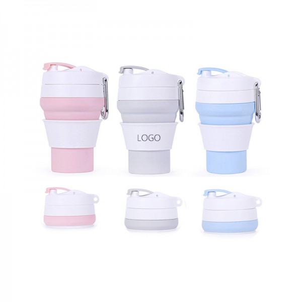 12 OZ Silicone Folded Coffee Cup