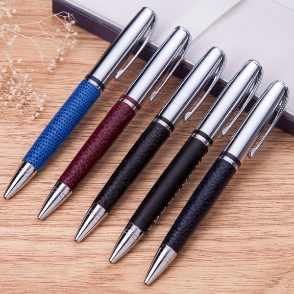 Custom Leather Ballpoint Pen